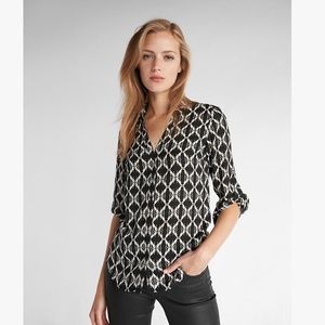 Express Portofino Shirt in Greyhound Print